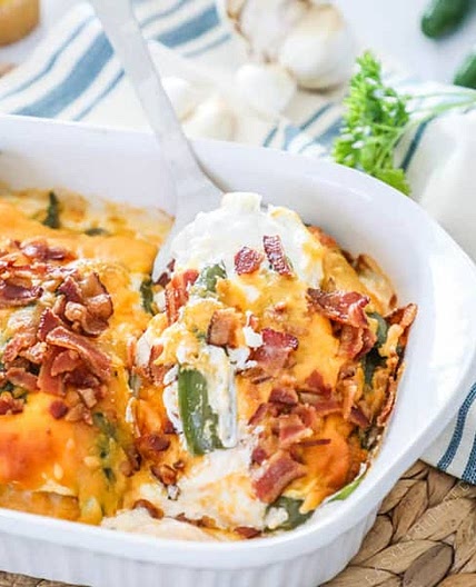 Jalapeño Popper Chicken Casserole