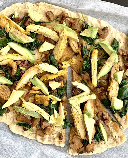 Gluten free and Grain free Pizza Crust (Paleo, AIP, Vegan)