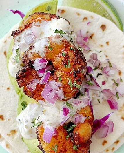 Air Fryer Shrimp Tacos