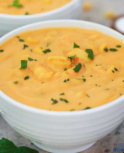 Shrimp and Corn Soup Bisque