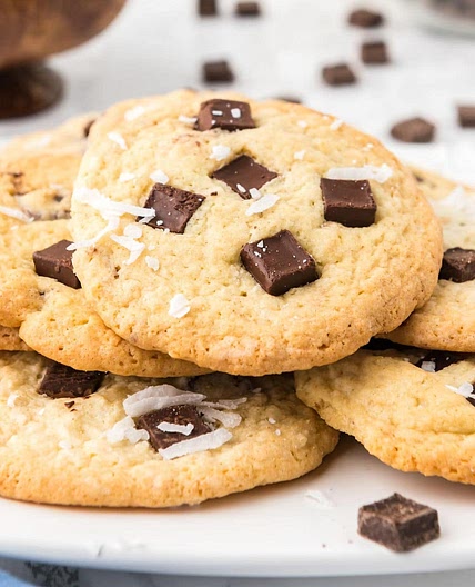 Coconut Chocolate Chip Cookies