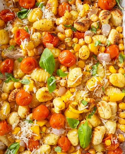 Vegetarian Sheet Pan Gnocchi