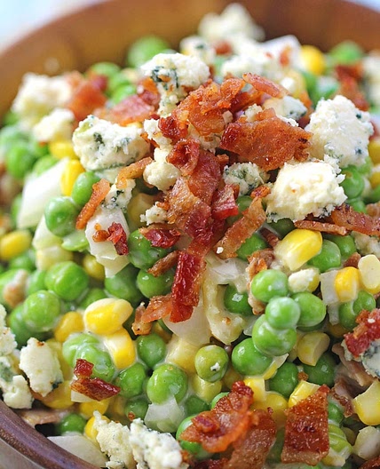 RANCH BACON PEA SALAD
