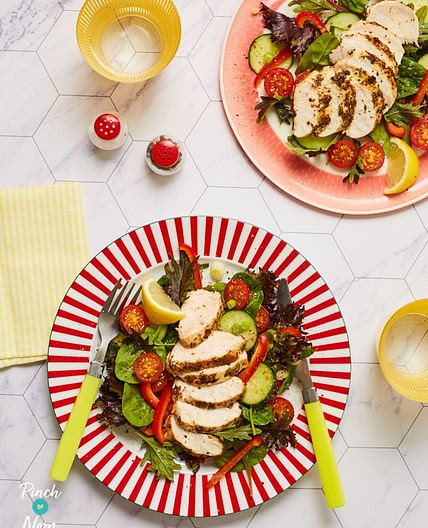 Herby Lemon Chicken Salad | Slimming & Weight Watchers Friendly