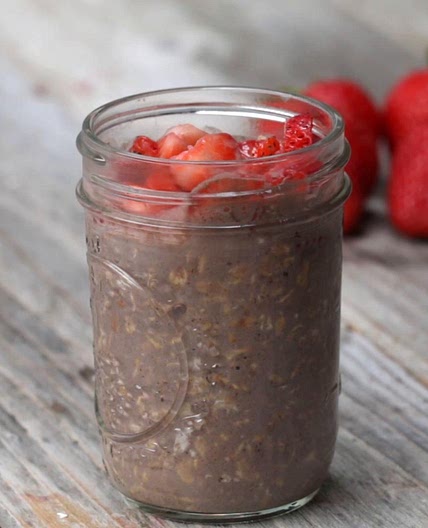 Strawberry Chocolate Overnight Oats Recipe by Tasty