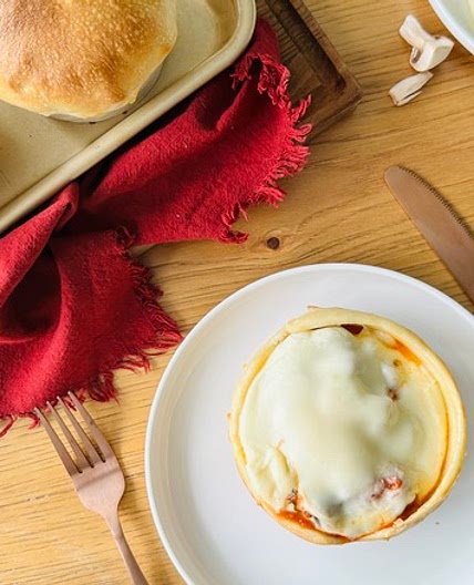 Mini Chicago Pizza Pot Pies Recipe