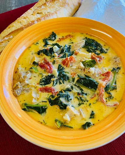 Creamy Tuscan Chicken Soup
