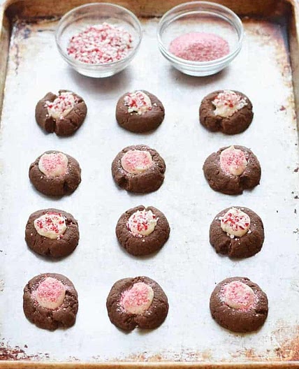 Gluten Free Chocolate Thumbprint Cookies