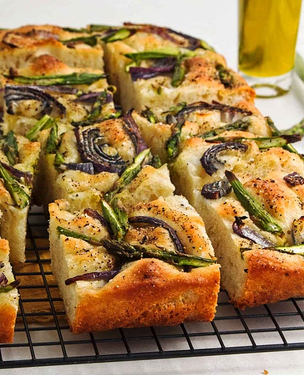 Artisan Asparagus Focaccia
