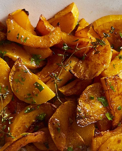 Spice-Roasted Butternut Squash with Cider Vinaigrette