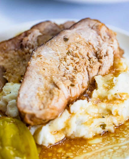 The Best Slow Cooker Mississippi Pork Roast
