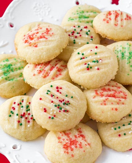 Whipped Shortbread Cookies