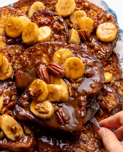 Easy Bananas Foster French Toast