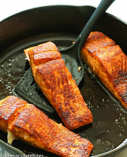 Pan Seared Salmon With Spice Rub Recipe