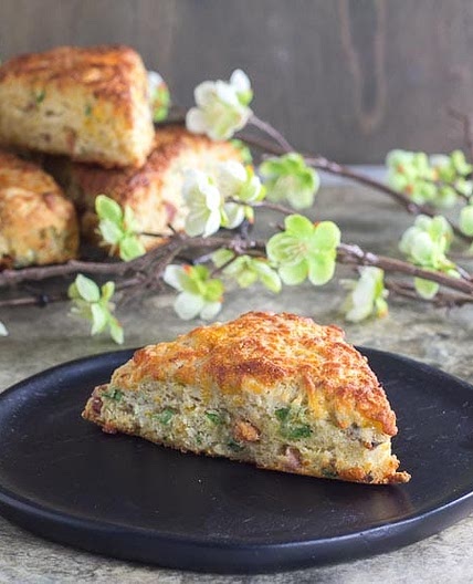 Low FODMAP Ham & Cheese Scones