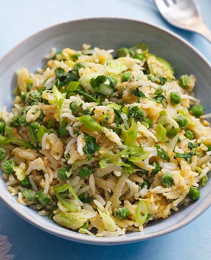 Microwave egg ‘fried’ rice