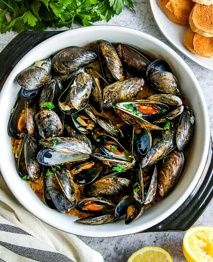 Garlic Butter Mussels