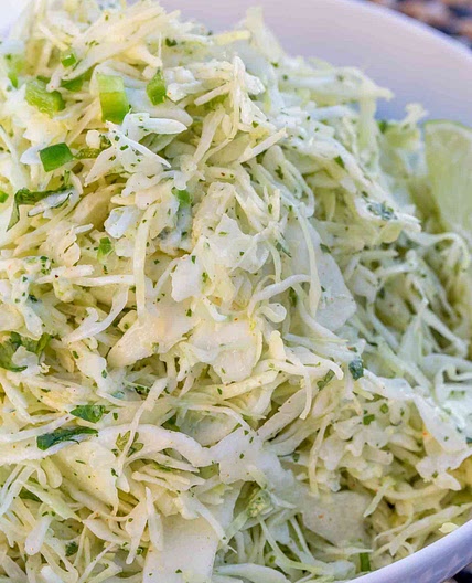 Creamy Cilantro Lime Slaw
