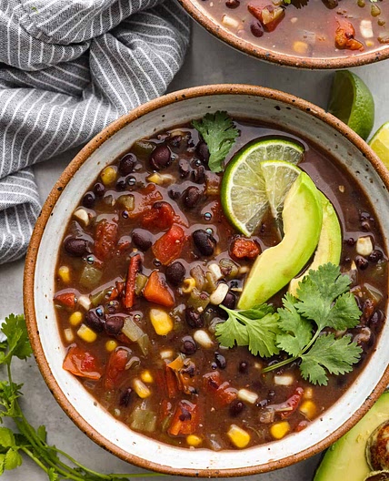 20 Minute Black Bean Soup