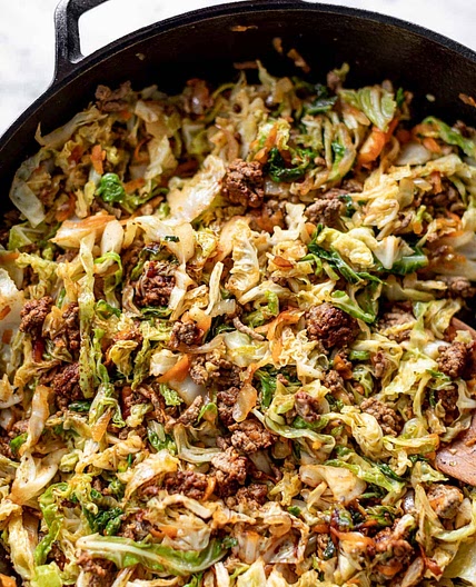Beef Cabbage Stir Fry