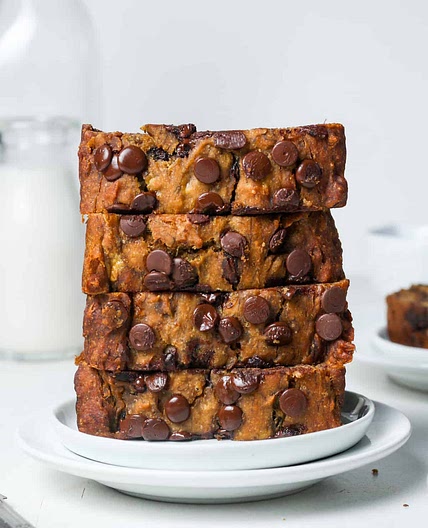 Vegan Chocolate Chip Banana Bread