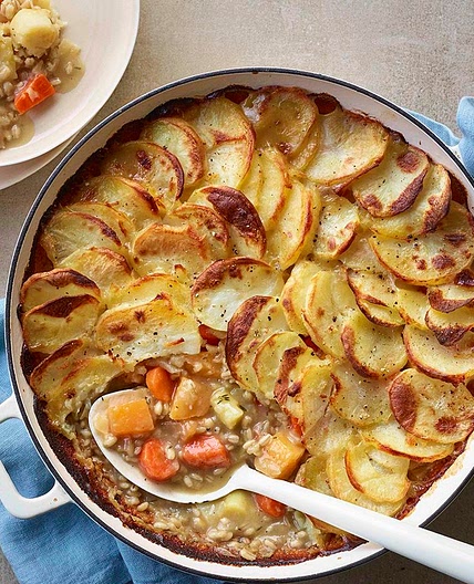 Vegetarian Lancashire hotpot