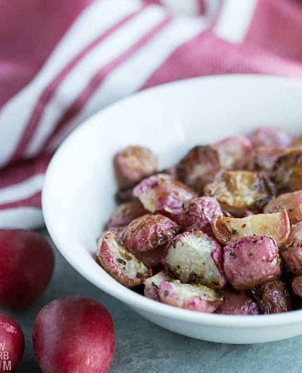 Roasted Radishes (Paleo, Low Carb, Keto)