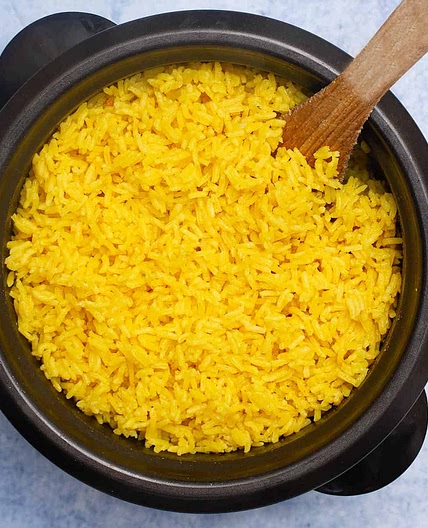 Turmeric Rice In Rice Cooker
