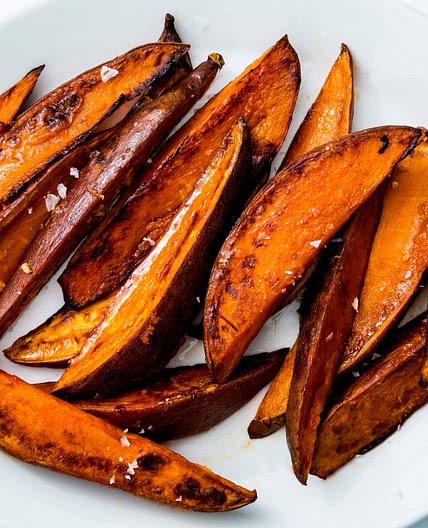 Roasted Sweet Potatoes With Garlic and Chile