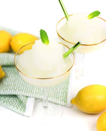 Frozen Lemon Daiquiris