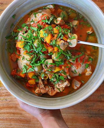 Instant Pot Summer Italian Chicken (Keto, Paleo, Whole30, Gluten Free)