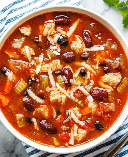 Instant Pot Chicken Chili Soup