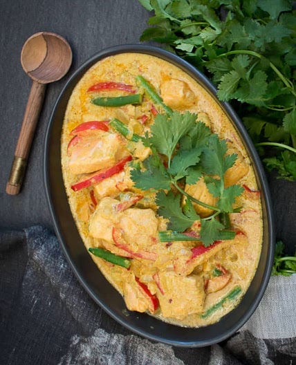 Salmon and Vegetable Curry