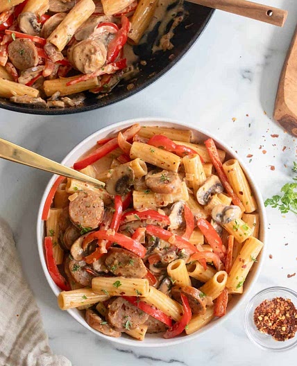 Spicy Sausage Pasta