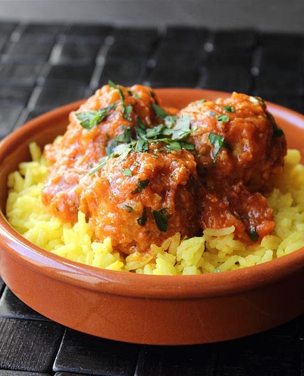 Turkey and Rice Meatballs (Albondigas)