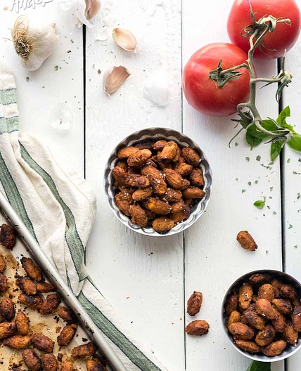 Pizza-Roasted Almonds