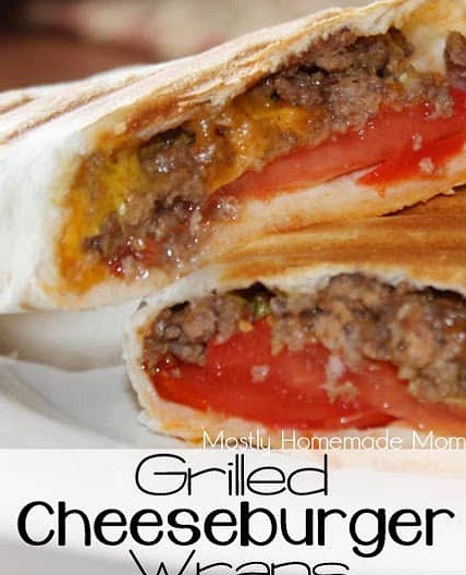Grilled Cheeseburger Wraps