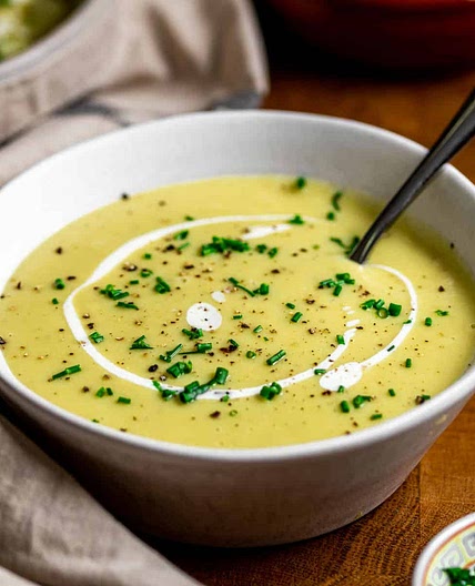 Vegan Leek and Potato Soup
