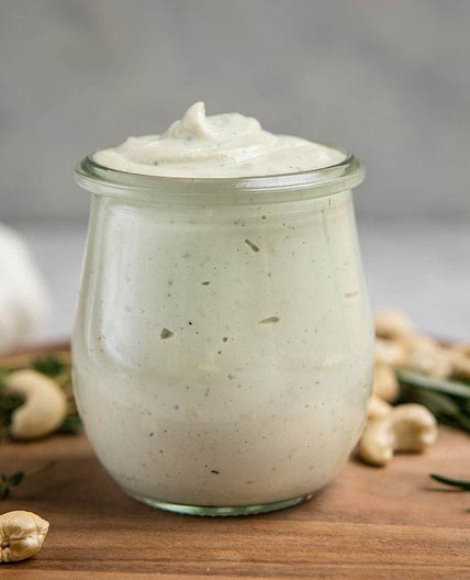 Rosemary Garlic Cashew Cream