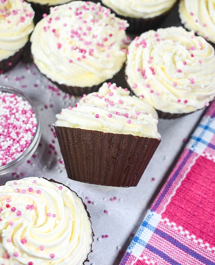 Cookie Dough Ice Cream Cupcakes