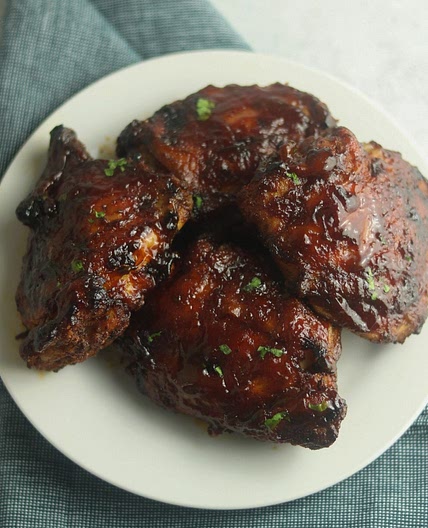 Air Fryer BBQ Chicken Thighs