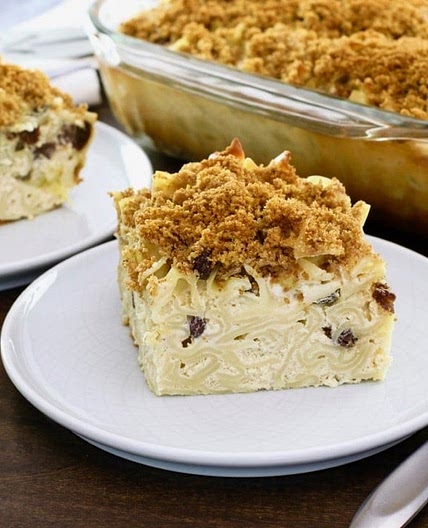 Pineapple Raisin Noodle Kugel