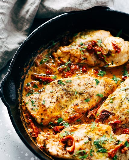 Creamy Parmesan Chicken Skillet