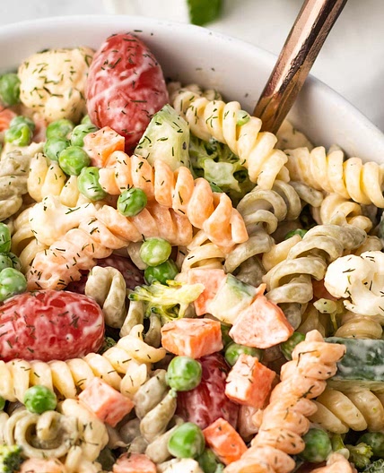 Vegan Ranch Pasta Salad