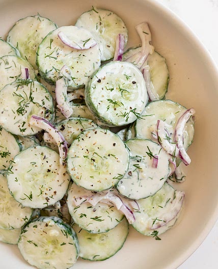 Creamy Cucumber Salad