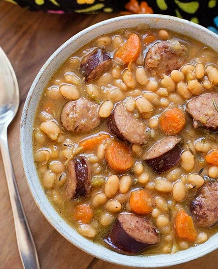 Instant Pot Sausage and White beans