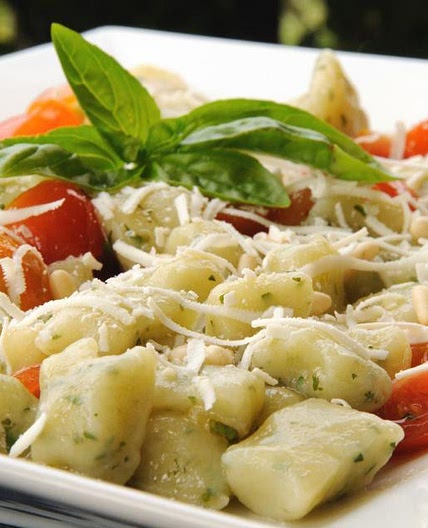 Gnocchi al basilico