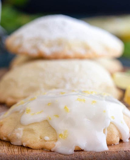 Italian Lemon Stuffed Cookies
