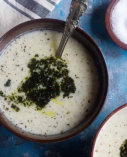 Turkish Yogurt Soup Yayla Corbasi