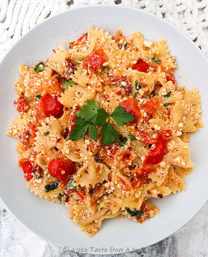 Tofu and Tomato Pasta